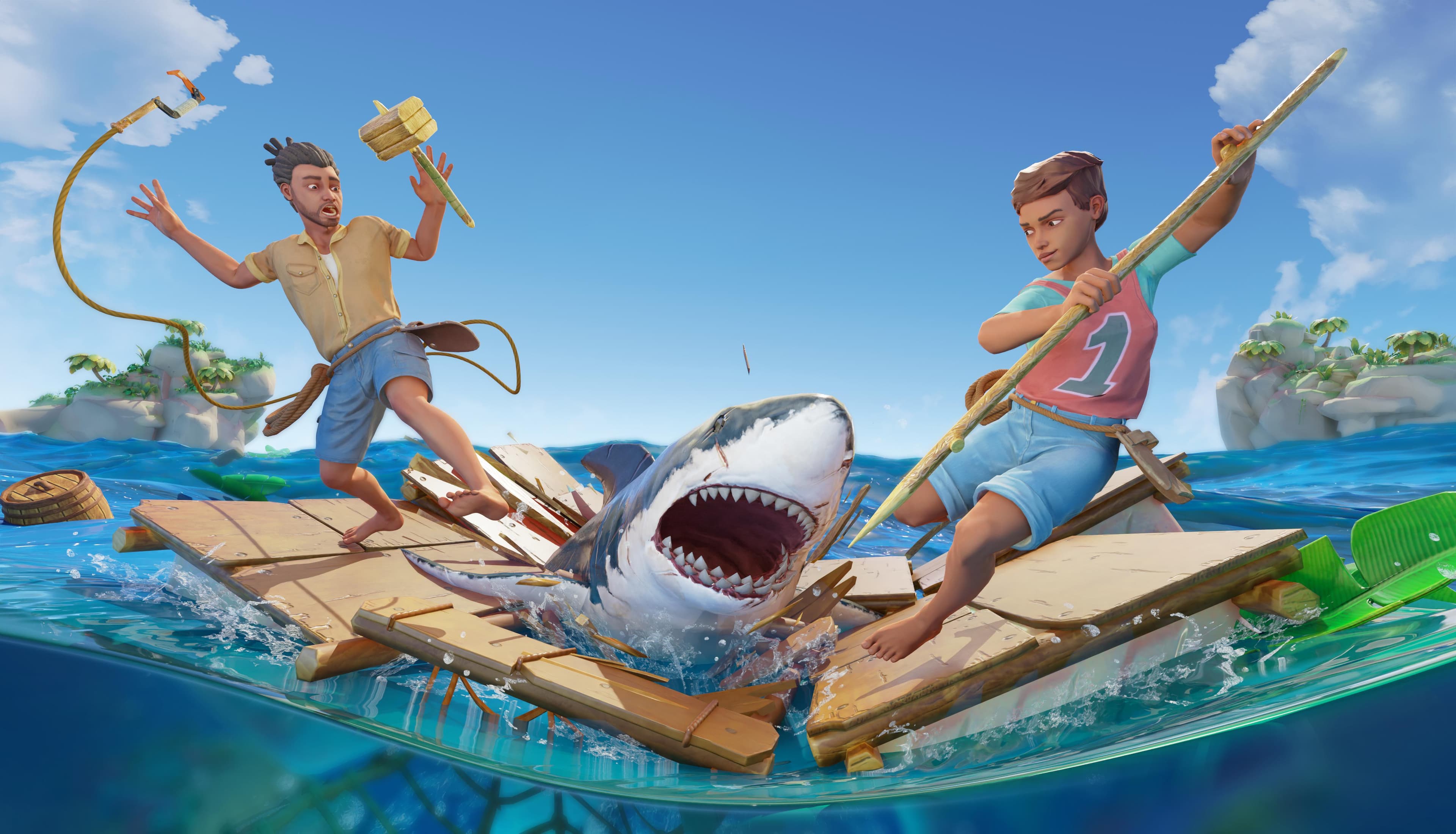 Raft — verified co-op game artwork